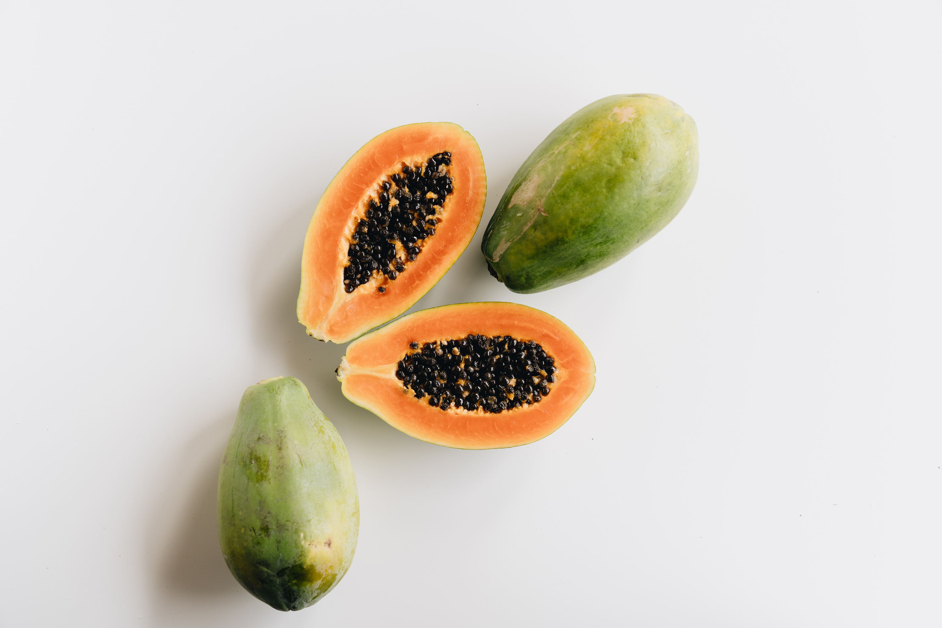Close-Up Photo Of Sliced Papaya