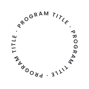 program title program title program title